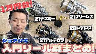 【1万円台】ショアジギング入門おすすめリールを徹底解説！