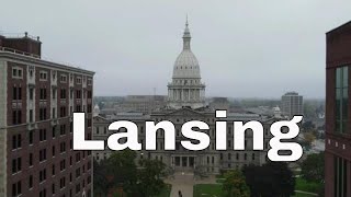 Drone Lansing, Michigan | Grand River