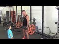 Training Vlog #25 - Jerk Blocks, Barbell Curls & Lil' Elliott Training Vlog #25 - Jerk Blocks, Barbell Curls & Lil' Elliott