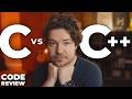 Is C BETTER than C++ for beginners? // Code Review