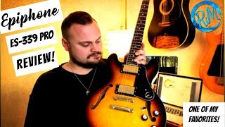 Epiphone ES-339 Pro Review // Semi-Hollow Electric Guitar