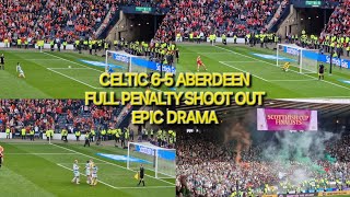 EPIC DRAMA / CELTIC 6-5 ABERDEEN PENALTY SHOOT OUT / SCOTTISH CUP SEMI FINAL
