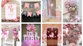 Beautiful New born baby Girl welcome home decoration ideas|| Trendz hub