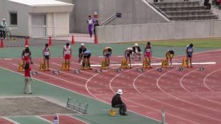 20160520群馬県高校総体男子100m予選1組