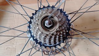 How To Repair 7 speed freewheel | 7 speed freewheel service