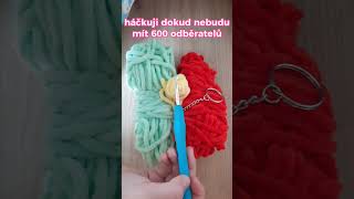 háčkuji dokud nebudu mít 600 odběratelů#háčkování #cute #crochet #smallbusiness #handmade #jahoda