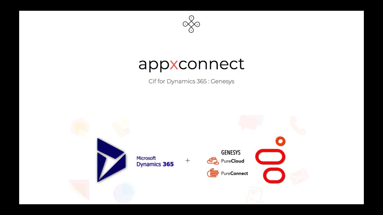 Genesys Cif For Dynamics 365 Appxconnect Youtube
