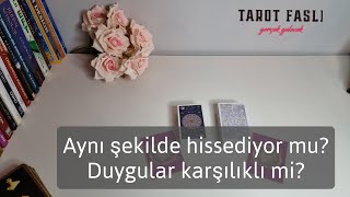 O da aynı şekilde hissediyor mu?/ Duygular karşılıklı mı?/ Tarot, tarot falı