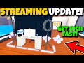 Starting My STREAMING EMPIRE In The NEW UPDATE! YouTube Life Roblox