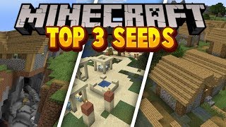 TOP 3 BEST MINECRAFT SEEDS IN 1.14 (Minecraft Java Village Seeds 1.14.4)