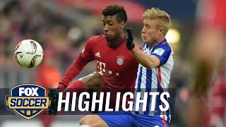 Coman doubles Bayern's lead from a wonderful assist | 2015–16 Bundesliga Highlights