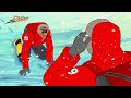 getting used to playing on a snowy mountain supa strikas sports u0026 games cartoons for kids