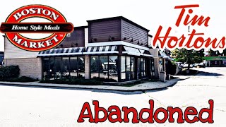 ABANDONED BOSTON MARKET / TIM HORTONS Everything Left #abandonedbostonmarket #timhortons  #urbex