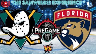 Live NHL PRE-GAME ANAHEIM DUCKS vs. FLORIDA PANTHERS | FLA Live Arena