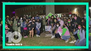 Women of AKA sorority rally together to support one of their own in Miles for Moffitt race