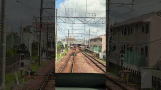 【前面展望】名鉄河和線、河和駅入線シーン #Shorts #train #railway #名鉄 #河和線 #前面展望 #電車 #鉄道 #愛知県