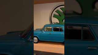 Skoda 1000MB dark blue Whitebox 1:24