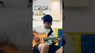 KAISE HUA GUITAR COVER WITH SOLO 🎸🎸 #trending #viral #guitar #guitarcover #guitarist #shorts