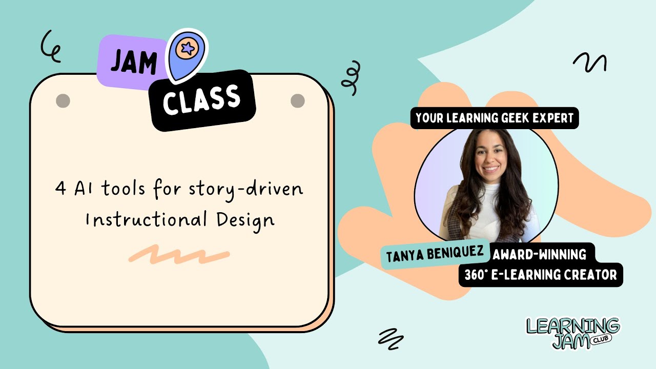 4 Ai Tools For Story Driven Instructional Design Youtube