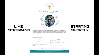 Honouring the Life & Memories of George Geevarughese