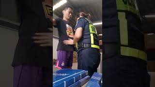 tiktokgirl body frisking