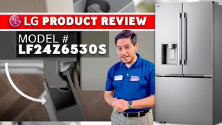 Product Review LG LF24Z6530S Counter Depth 3 Door French Door Refrigerator with Thin Door Design