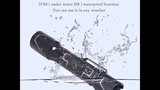 Powerful LED Flashlight Waterproof Rechargeable Ultra Bright Tactical Flashlight