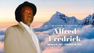 In loving memory Alfred Fredrick