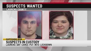 2 in custody after search, daycare lockdowns near LC Drive in Laurens Co.