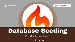 Codeigniter 4 | Database Seeding @codewithramra1862