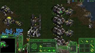1 Terran vs 7 Random Computers (Only Ground Units)