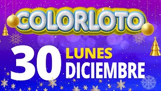 Resultado de ColorLoto del Lunes 30 de Diciembre de 2024  Ganador 😱🤑💰💵