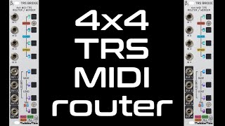 Tubbutec TRS-Bridge - 4x4 TRS MIDI router and merger