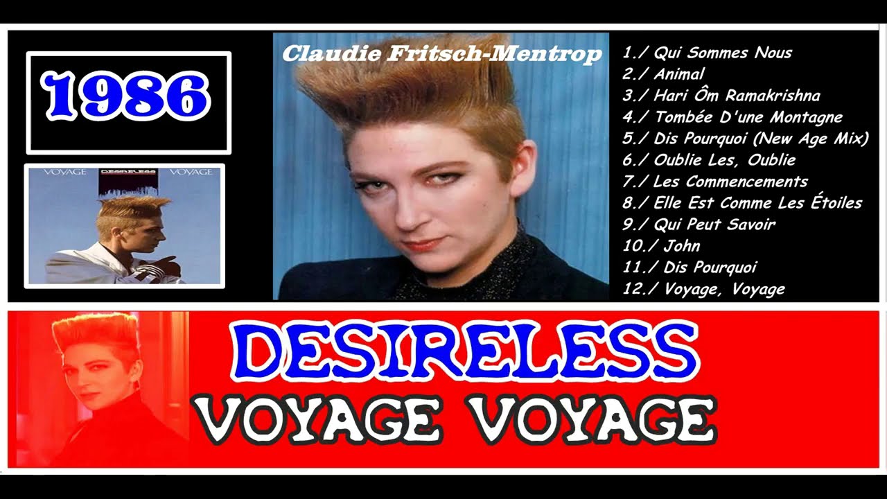 DESIRELESS - VOYAGE VOYAGE *** Lyrics Video *** - YouTube