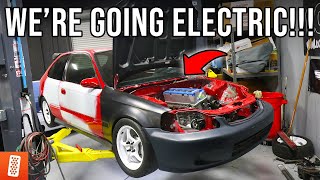 Converting the Rear Wheel Drive (K20) Civic to Electric Power Steering