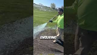 Hydro seeding Technology #shortsvideo