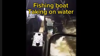 Nighttime Battle Crossing Greymouth Bar in a Fishing Boat