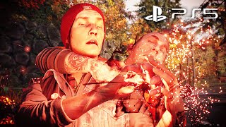 INFAMOUS SECOND SON PS5 - HOW DELSIN GOT HIS POWERS SCENE (4K 60FPS)