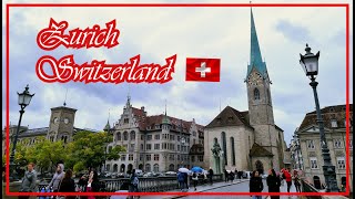 Switzerland 🇨🇭 Walk Around 2022 - Zurich | FHD 60fps