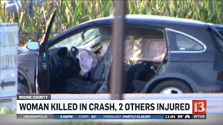 One dead in Boone County crash