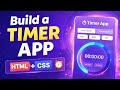 Build an Animated Timer App Using ONLY HTML & CSS 😱 | No JavaScript