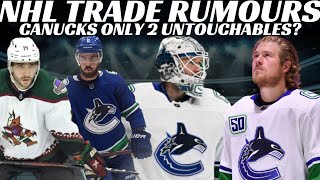 NHL Trade Rumours - Huge Canucks Trades? Flyers, Coyotes, Shane Wright to AHL + Malkin 1000 Games