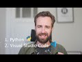 How to install Python and Visual Studio Code on your Mac or Windows?