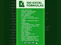 Excel Formula's | Excel Formula Hacks