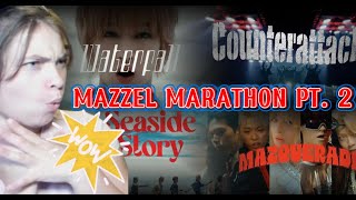 (MAZZEL MAR PT .2) WATERFALL, COUNTERATTACK, SEASIDE STORY, & MAZQUERADE|REACTION