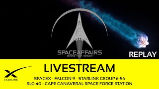 SpaceX - Falcon 9 - Starlink Group 6-54 - SLC-40 - Cape Canaveral SFS - April 29, 2024