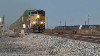 Speeding Freight Trains - Fantastic Compilation (4K)