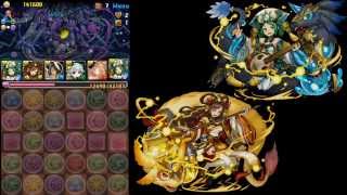 【パズドラ】極限ドラゴンラッシュ！　絶地獄級　究極小喬\u0026大喬