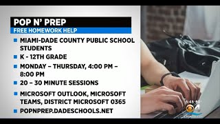 Miami-Dade County Offers Free Homework Help With "Pop N' Prep" Program