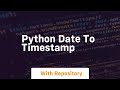 python date to timestamp